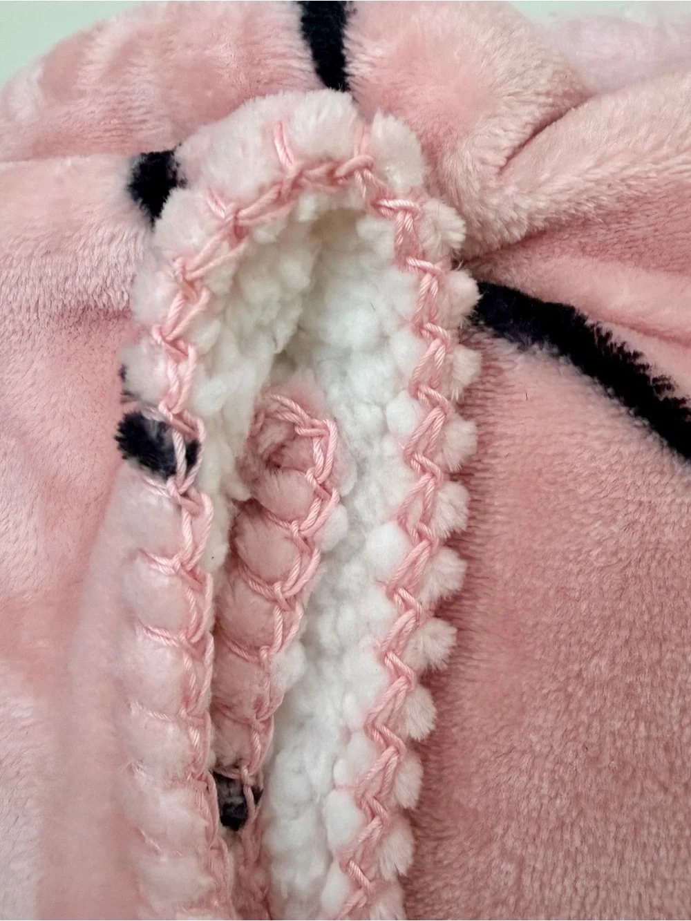 PINK Victoria's Secret Pink Plush Sherpa Blanket - Pink